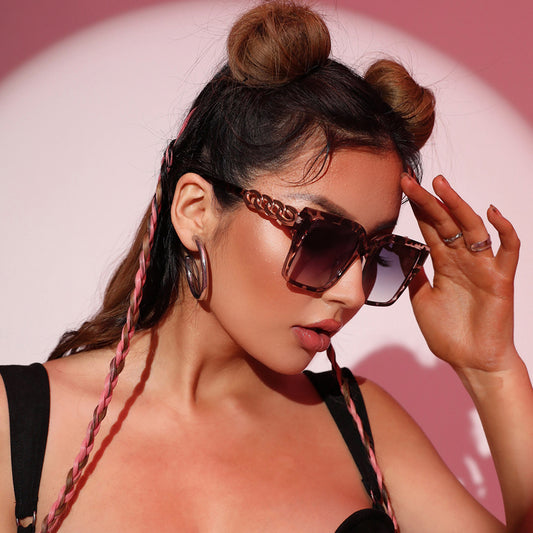 Women's Fashion Square Retro Sunglasses