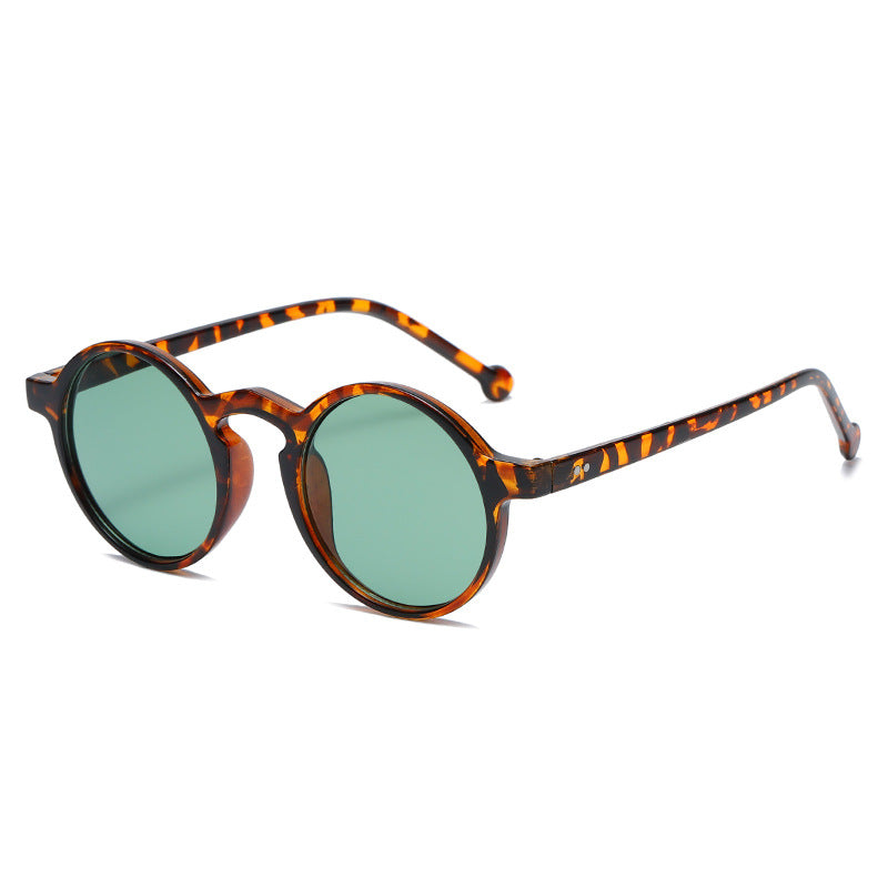 Round Retro Small Frame Sunglasses