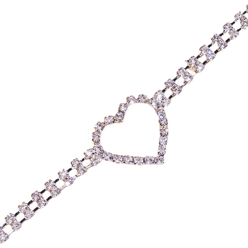 Love Leg Chain With Diamonds European And American Fashion Body Chain