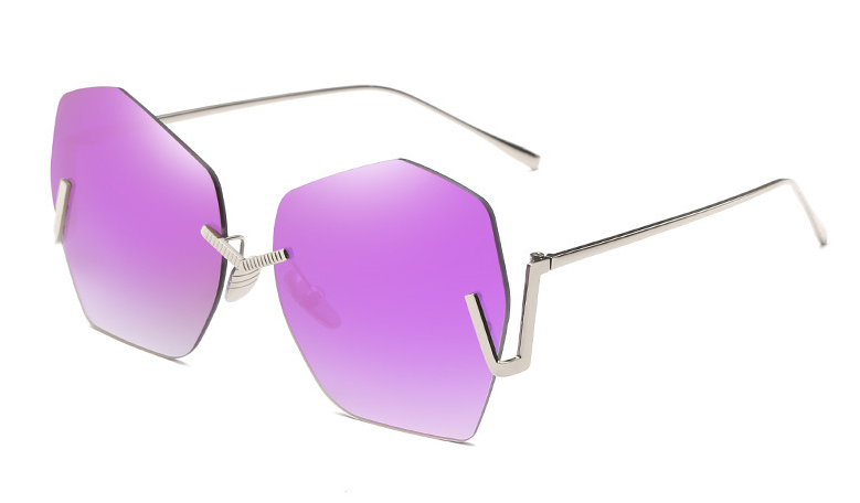 Irregular colorful sunglasses