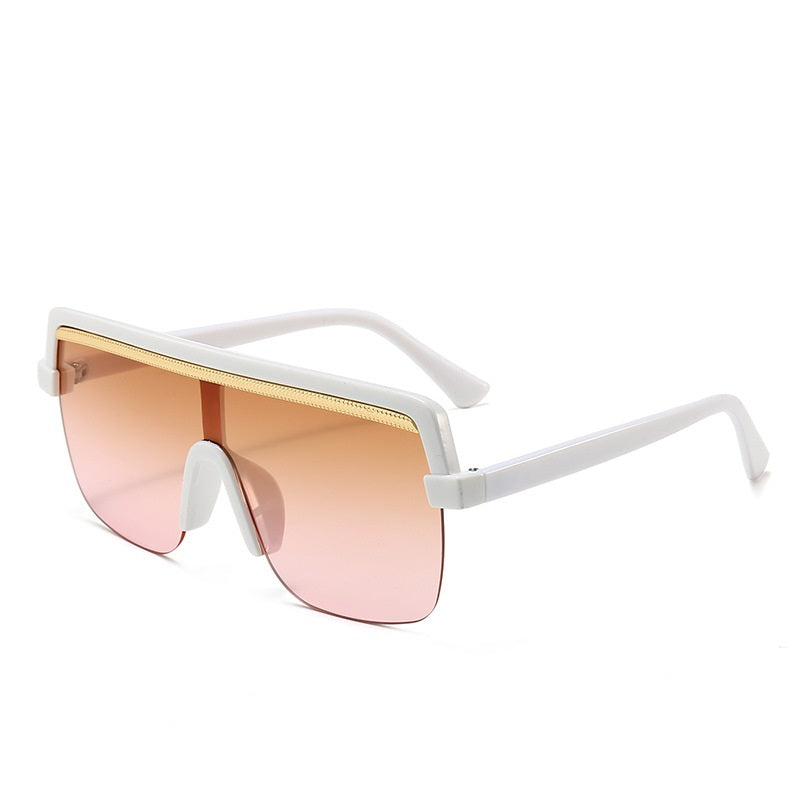 Women's big frame piece sunglasses