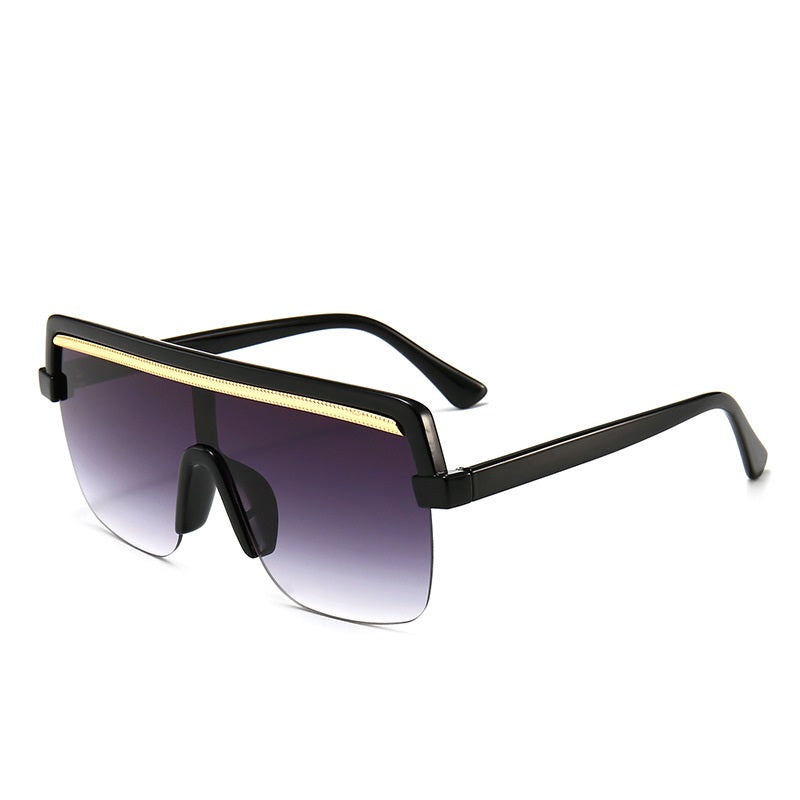 Women's big frame piece sunglasses