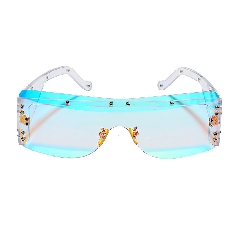 Colorful square sunglasses