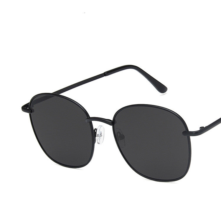 Metal Round Frame Sunglasses Personality Fashion Sunglasses Ladies Retro