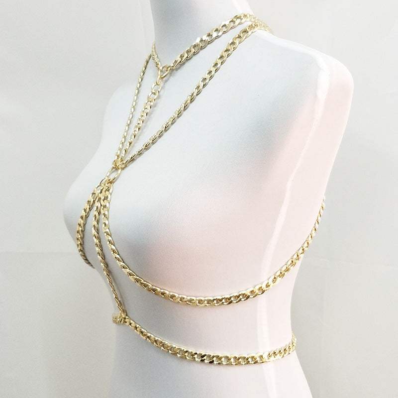 Metal Bikini Body Chain