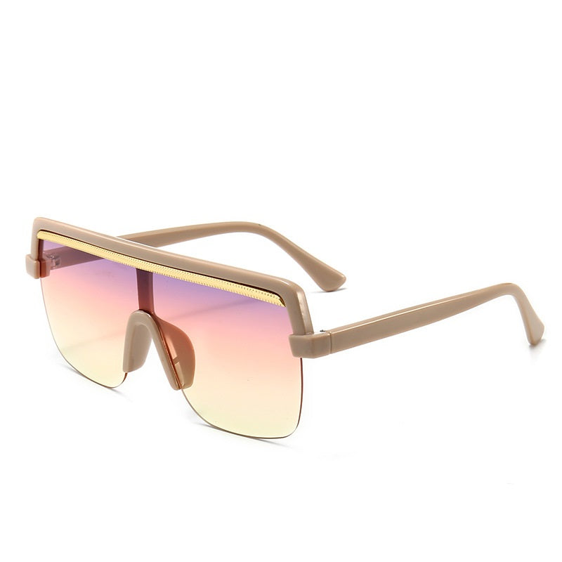 Women's big frame piece sunglasses