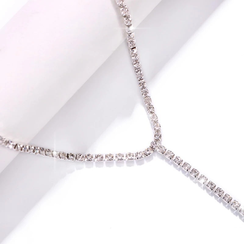 Rhinestone Leg Chain Body Chain Jewelry Simple