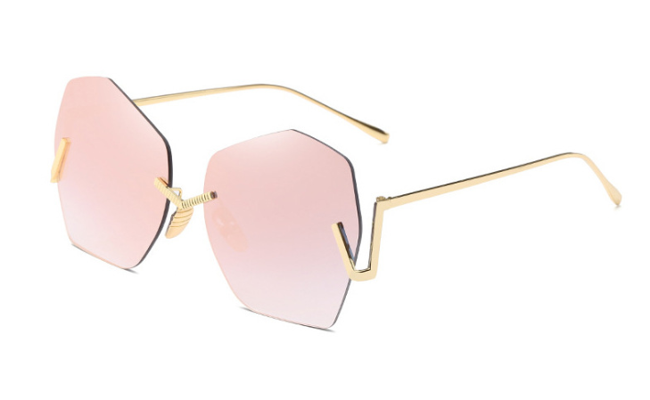 Irregular colorful sunglasses