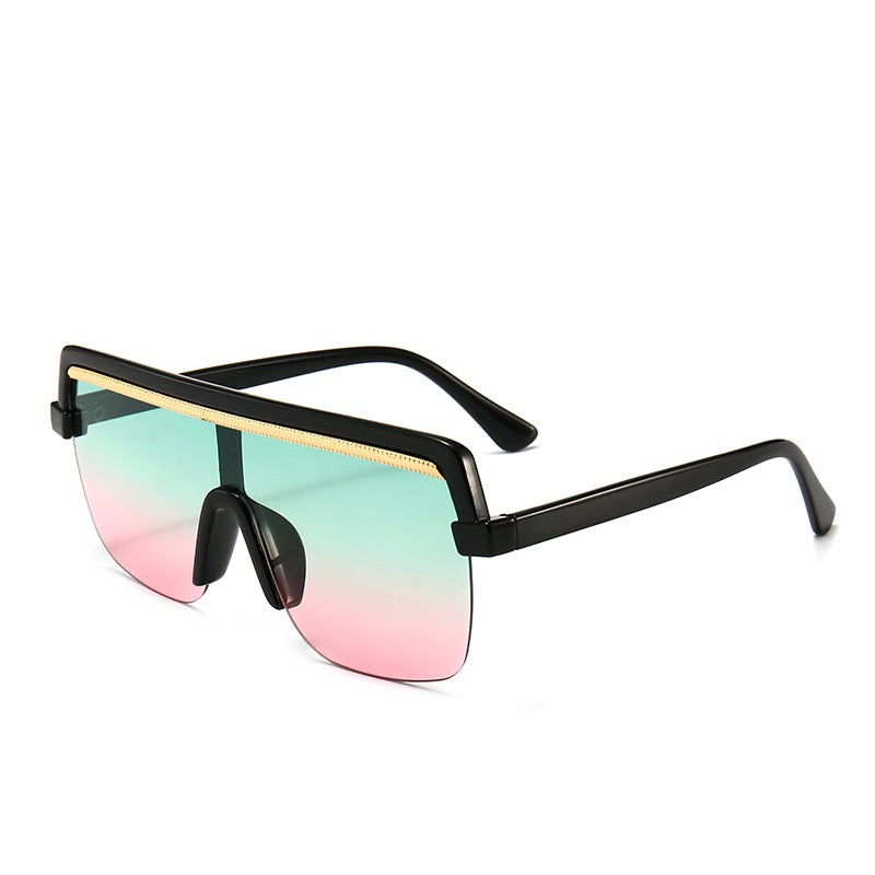 Women's big frame piece sunglasses