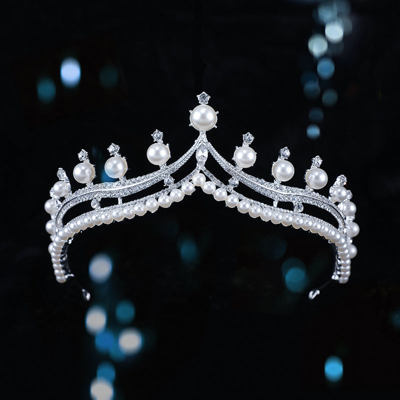 Bridal Crown Baroque Pearl