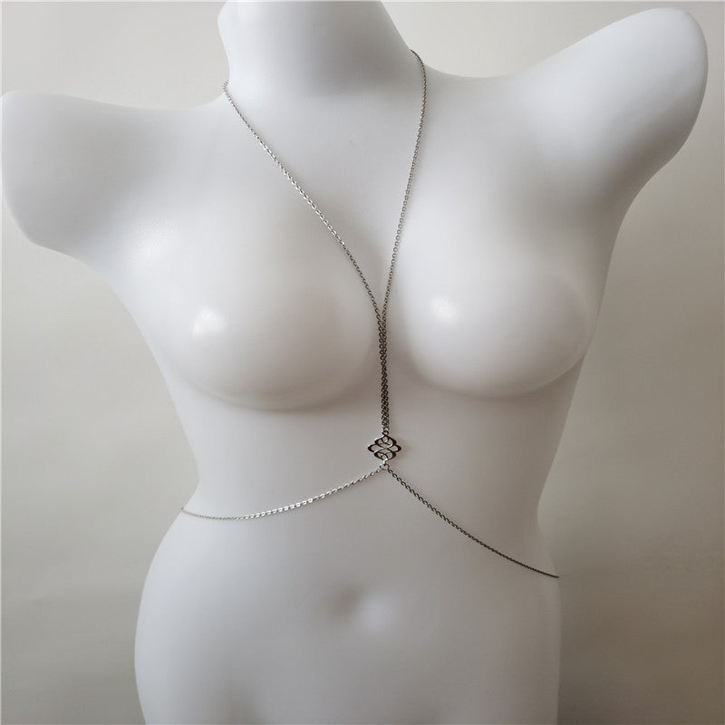 Women's Popular Alloy Bikini Auspicious Cloud Body Chain