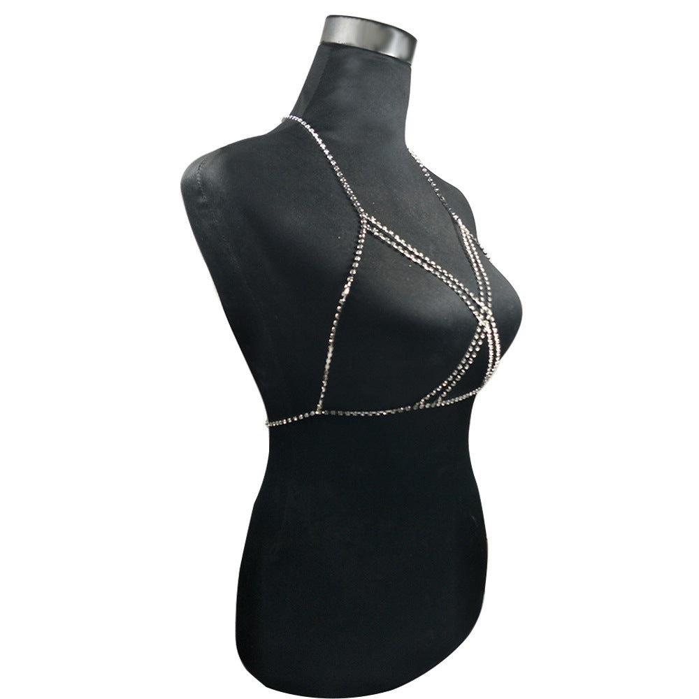 Flash Diamond Bra Body Chain