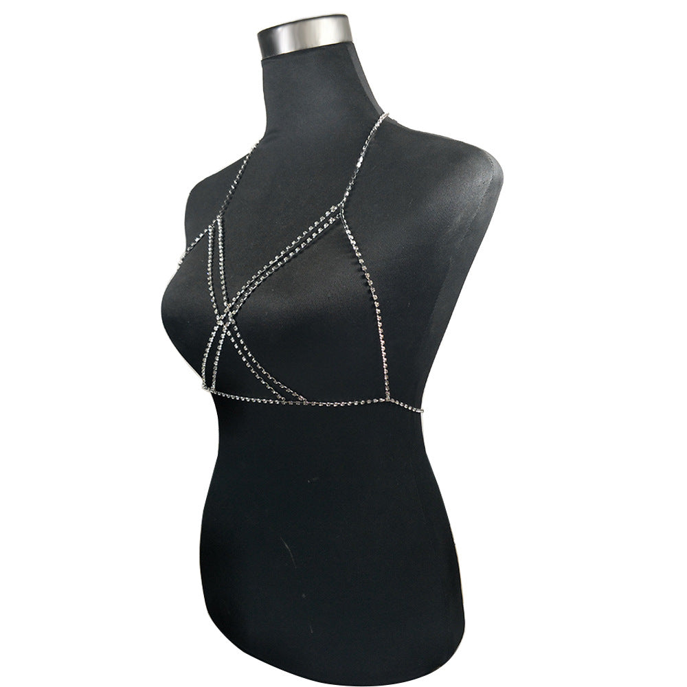 Flash Diamond Bra Body Chain