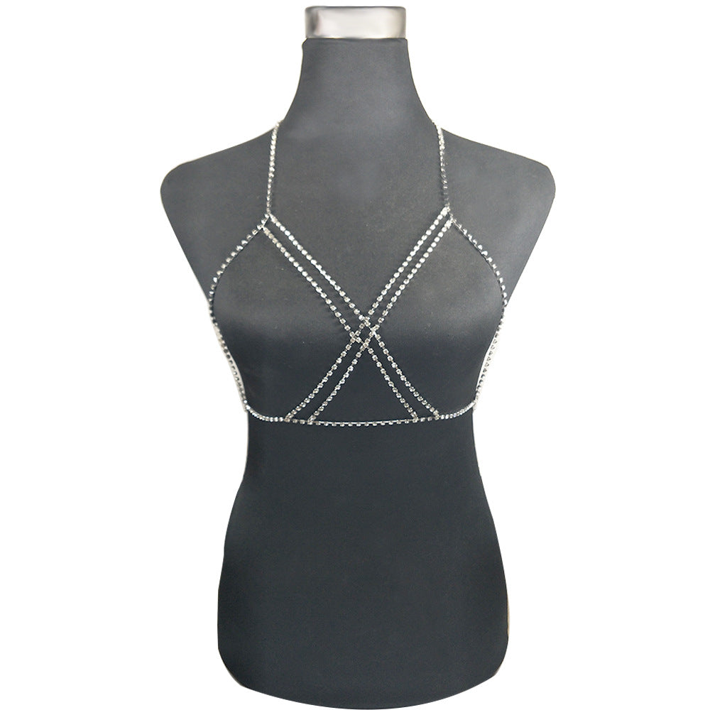 Flash Diamond Bra Body Chain