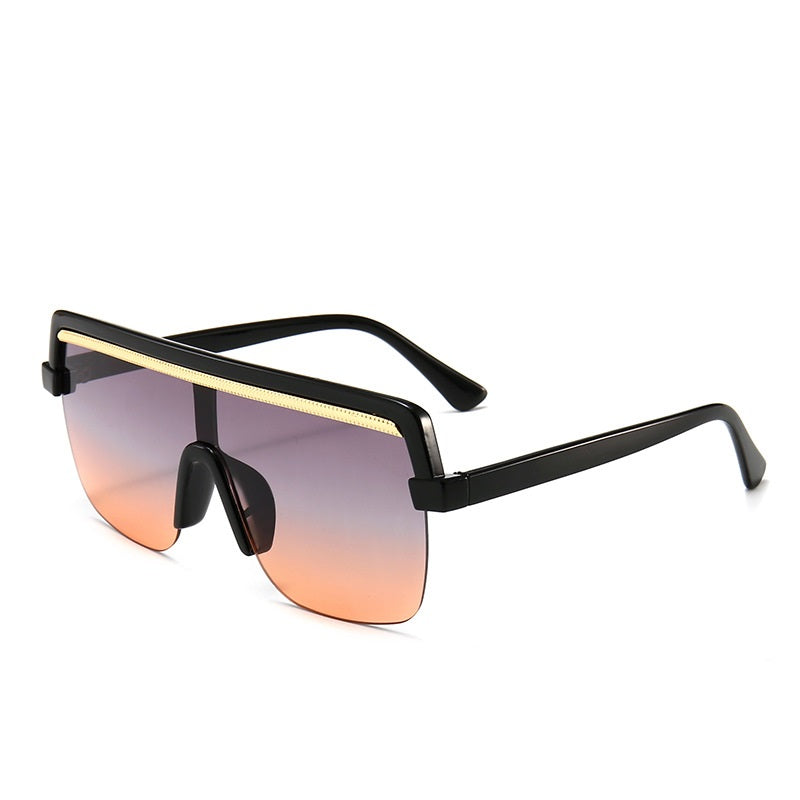 Women's big frame piece sunglasses