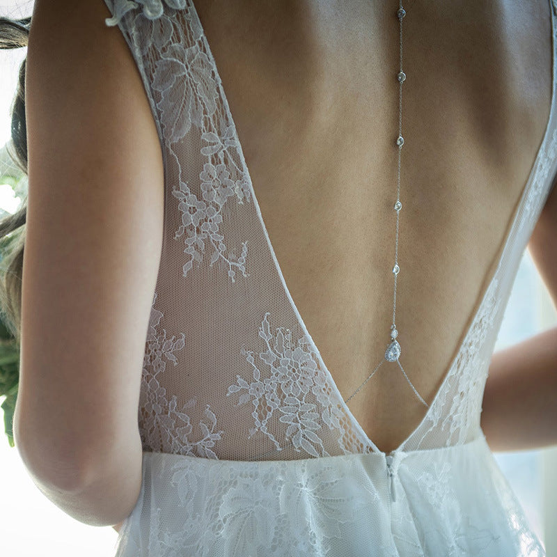 Bride Back Chain Body Chain Ornaments