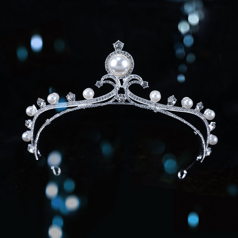 Bridal Crown Baroque Pearl