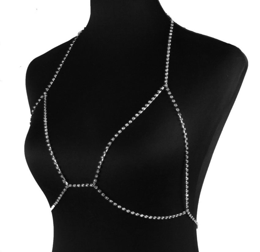 Women's Rhinestone Body Jewelry Necklace