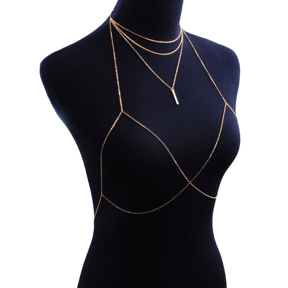 Fashion  Breast Chain Body Chain Bikini Chain