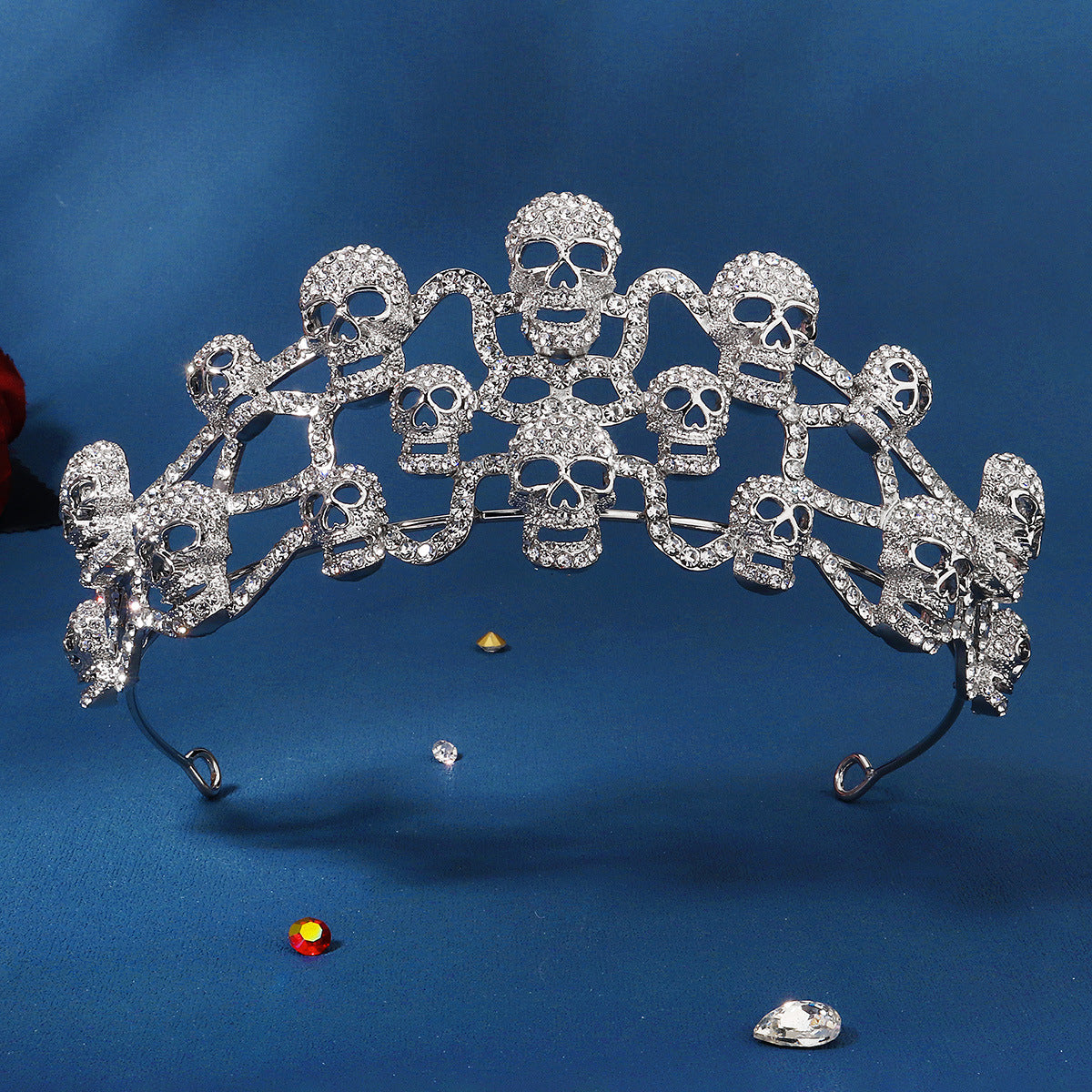 Queen's Halloween Crystal Skull Crown