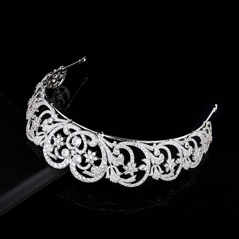 Crown Bridal Wedding Zircon Stone Jewelry