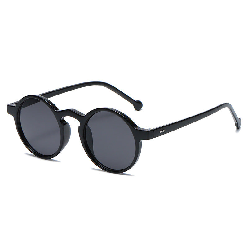 Round Retro Small Frame Sunglasses