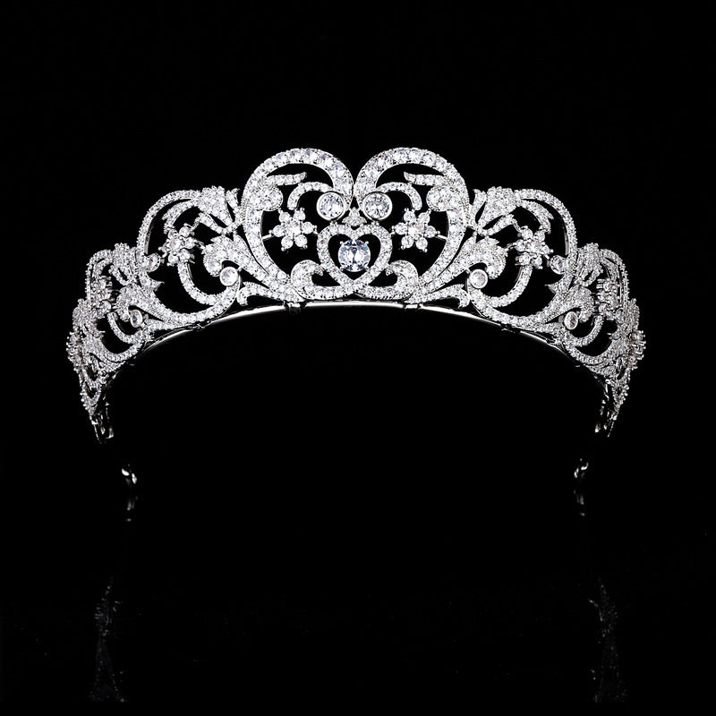 Crown Bridal Wedding Zircon Stone Jewelry