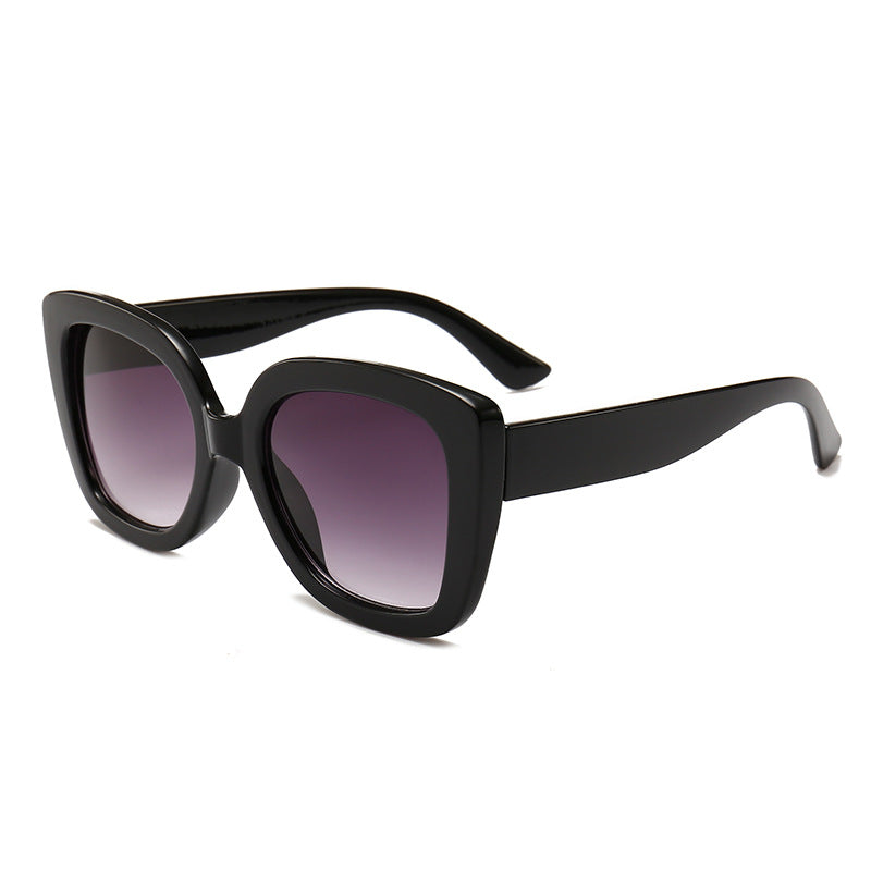 Rainbow Diagonal Stripe Square Sunglasses